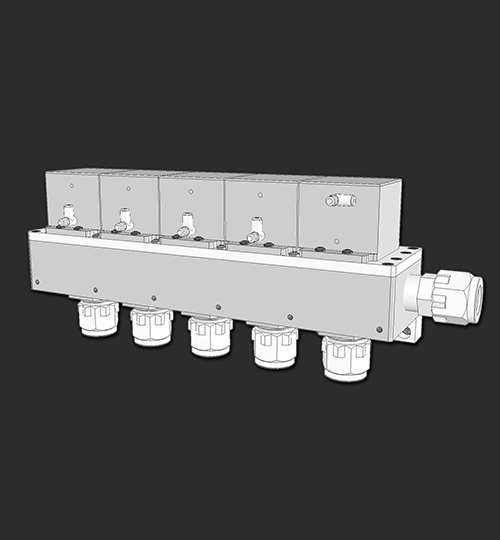 Drain Diverter with four alternate valves