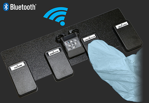 Four Way Wireless Foot Switch for Spin Coaters